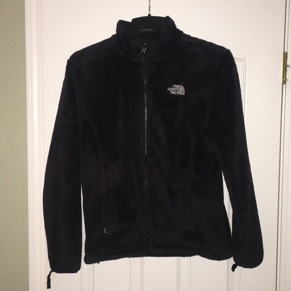 Black North Face Furry Jacket